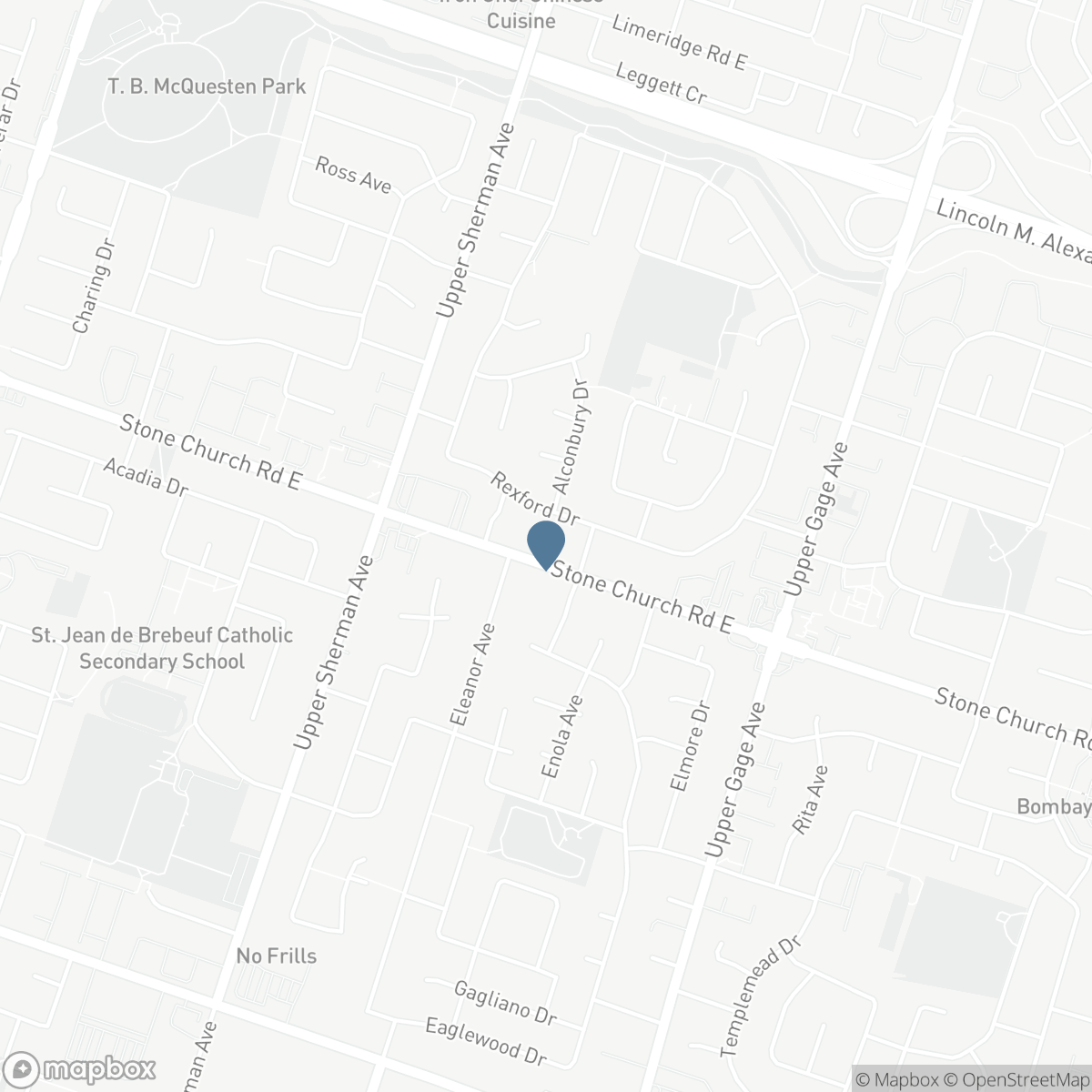 749 STONE CHURCH ROAD E, Hamilton, Ontario L8W 3G9